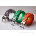 portable golf belts with color printing for young lady
